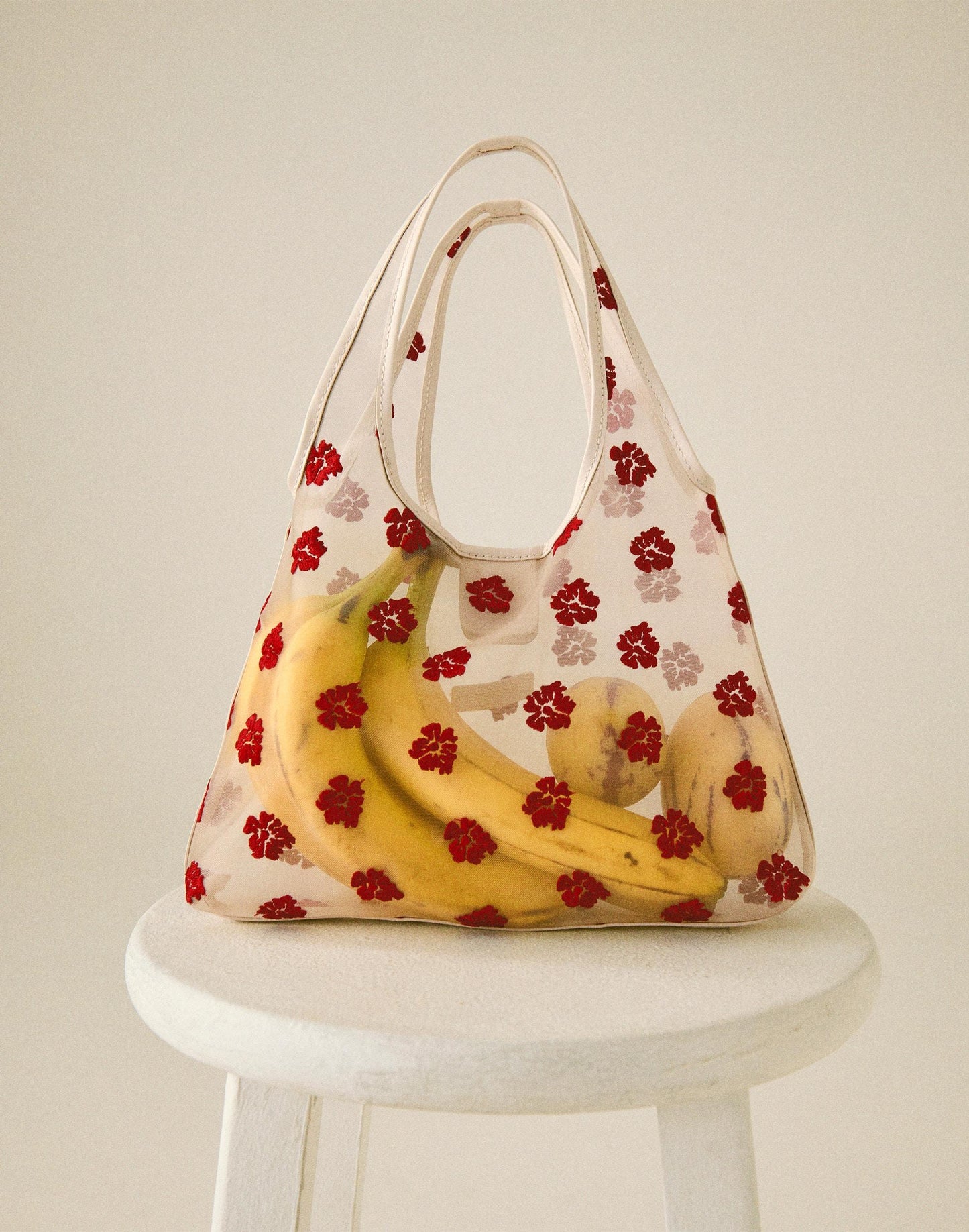 Floral-Embroidered Mini Shopper Bag Floral Multi | Madewell