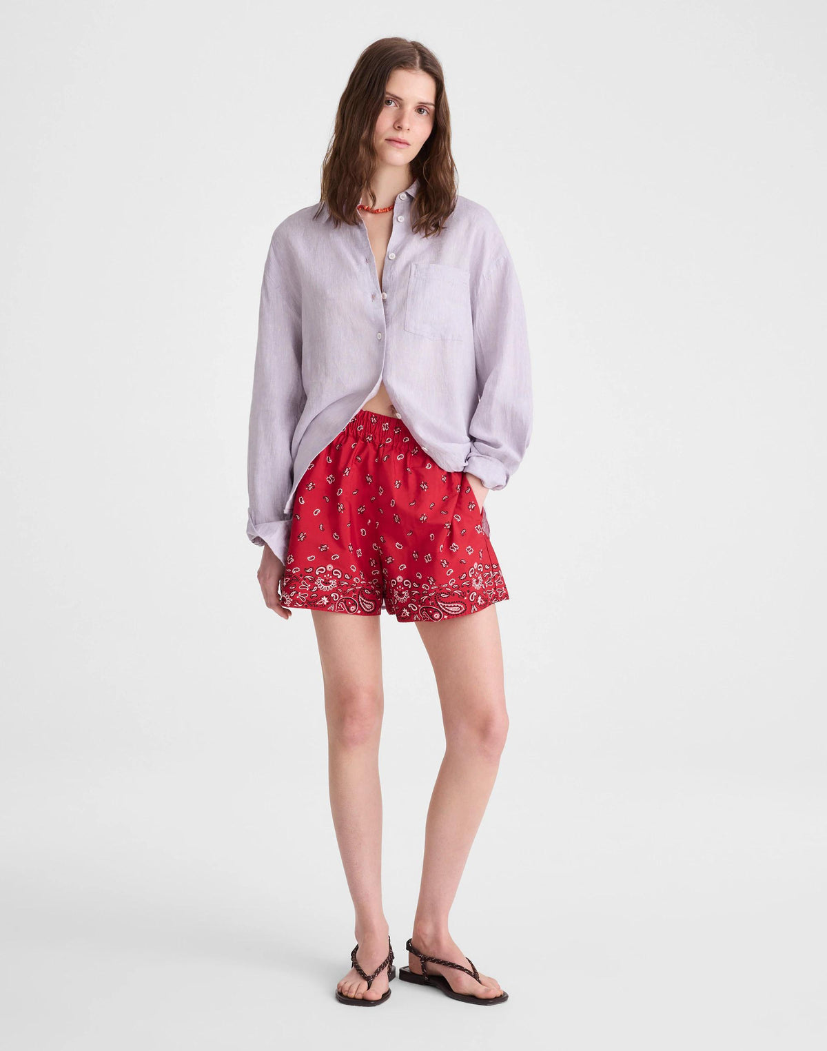 Pull-On Shorts Chili Pepper | Madewell