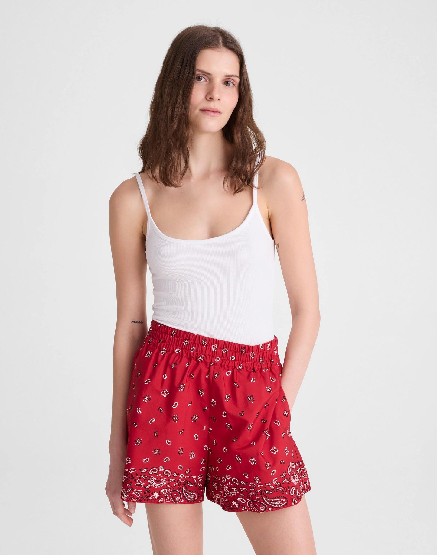 Pull-On Shorts Chili Pepper | Madewell