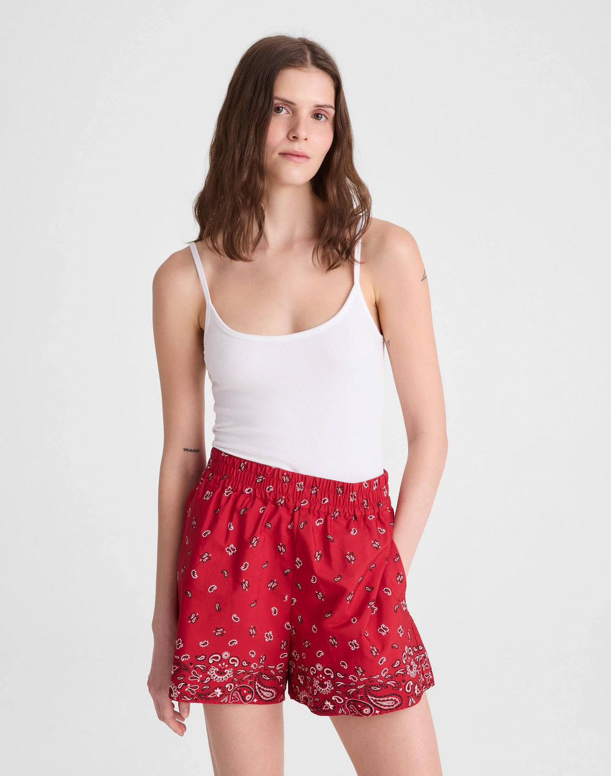 Pull-On Shorts Chili Pepper | Madewell