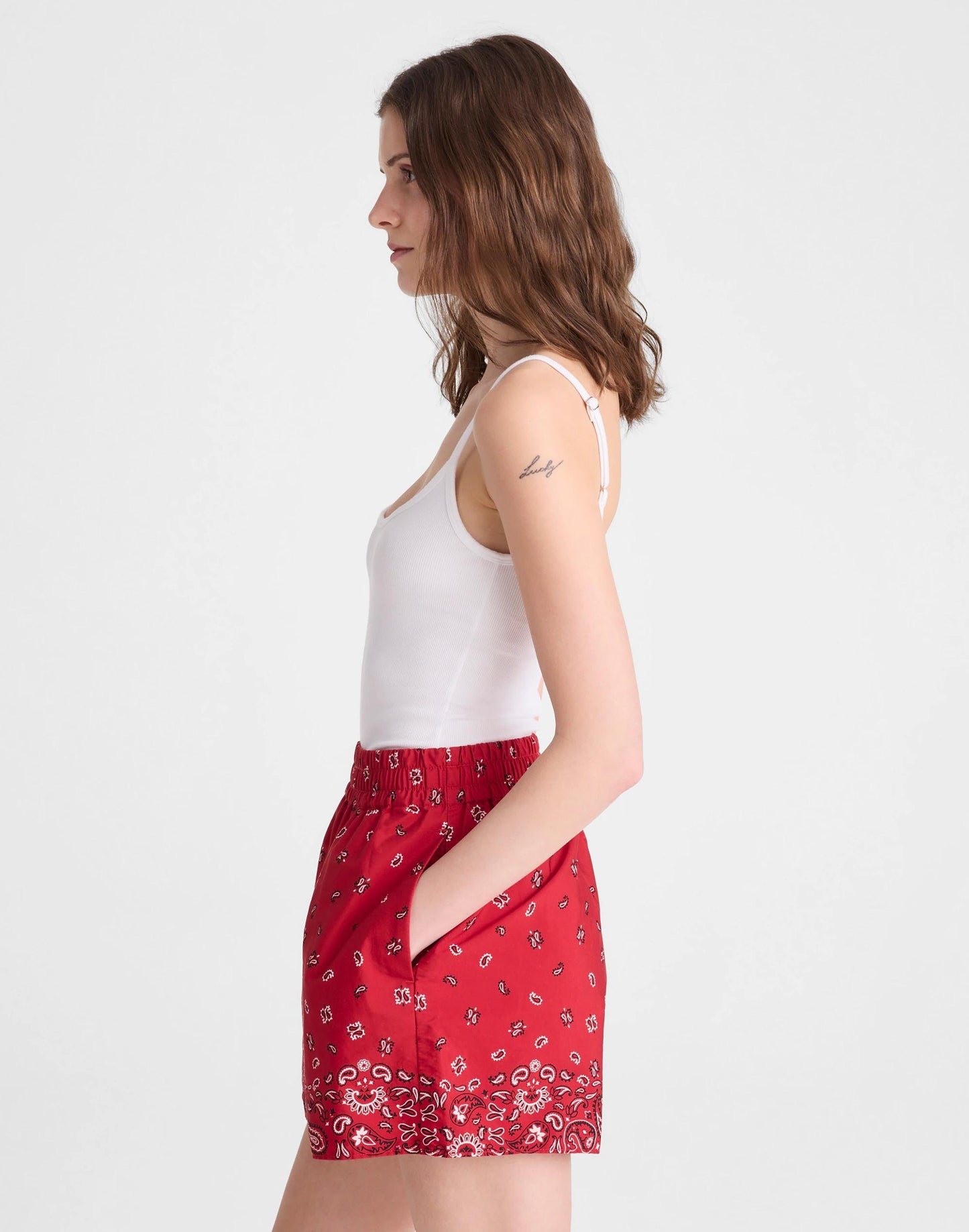 Pull-On Shorts Chili Pepper | Madewell