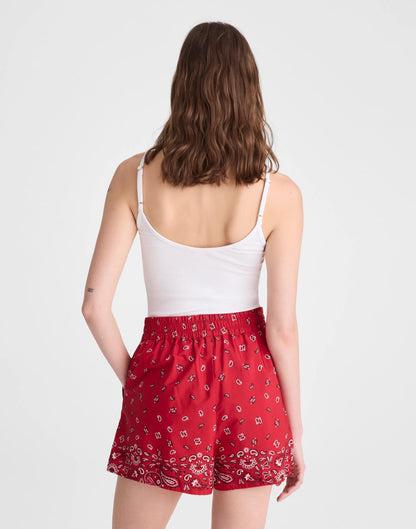 Pull-On Shorts Chili Pepper | Madewell