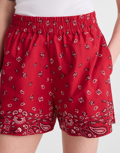 Pull-On Shorts Chili Pepper | Madewell
