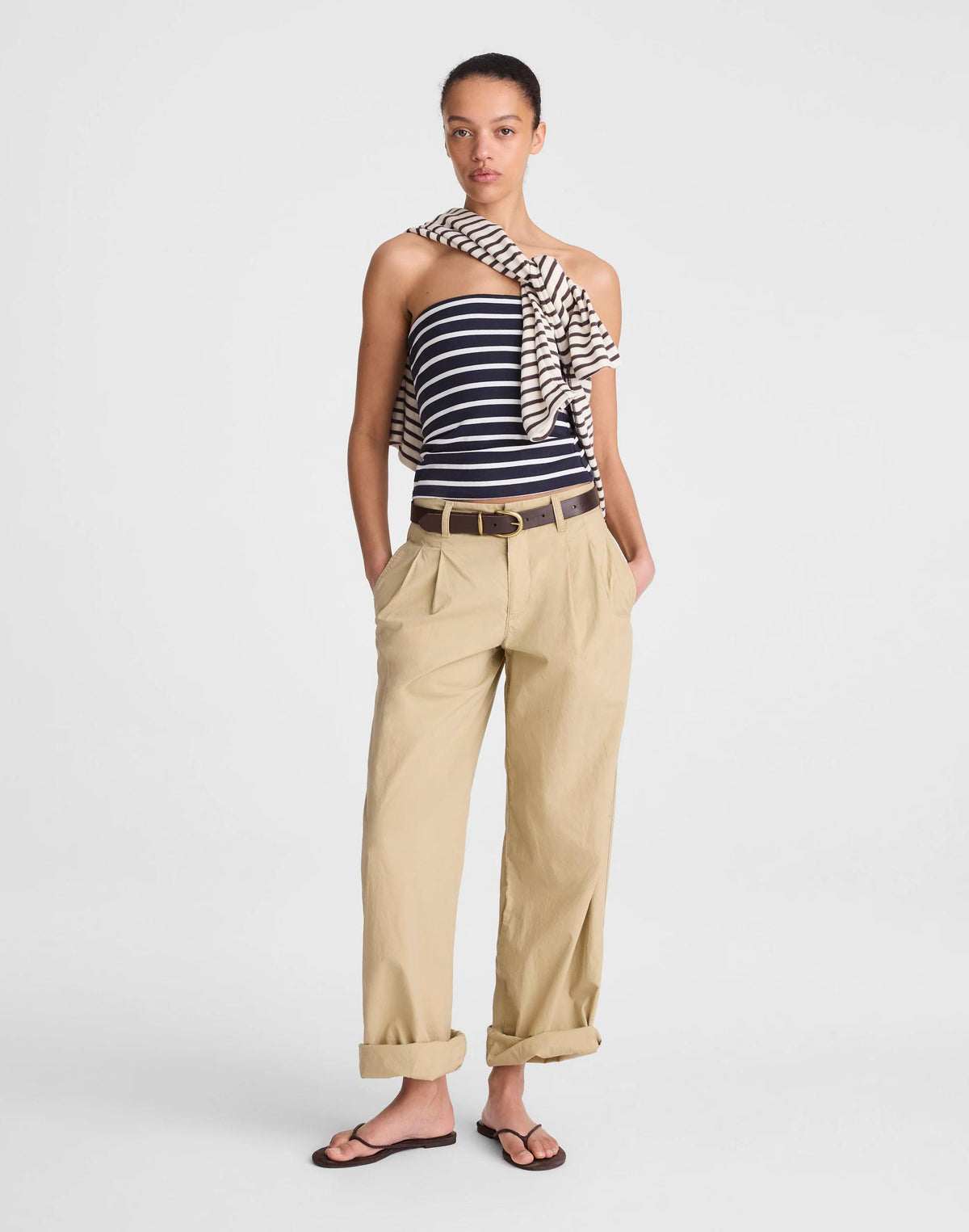 Knit Tube Top Navy | Madewell