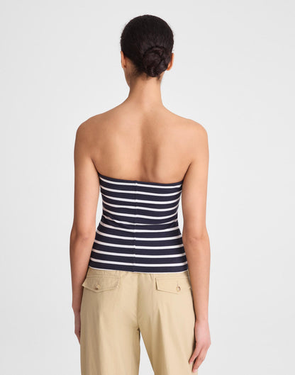 Knit Tube Top Navy | Madewell