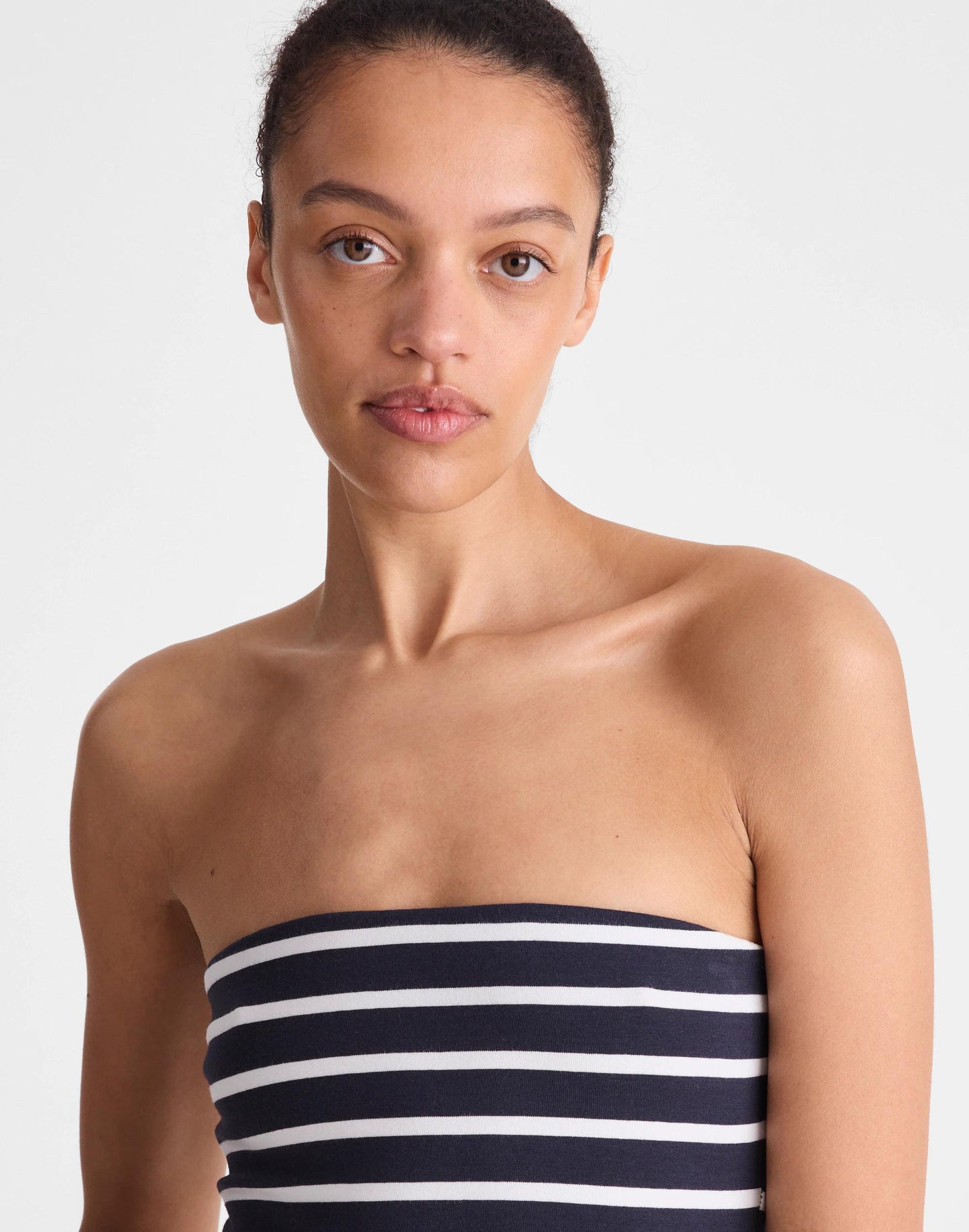 Knit Tube Top Navy | Madewell