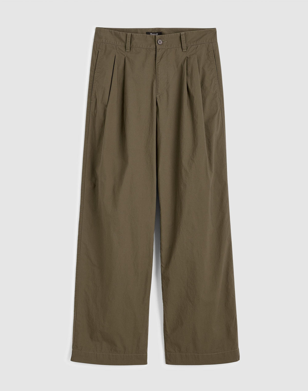 The Everyday Trouser in Poplin Faded Ivy | Madewell