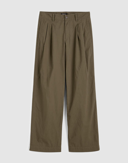 The Everyday Trouser in Poplin Faded Ivy | Madewell