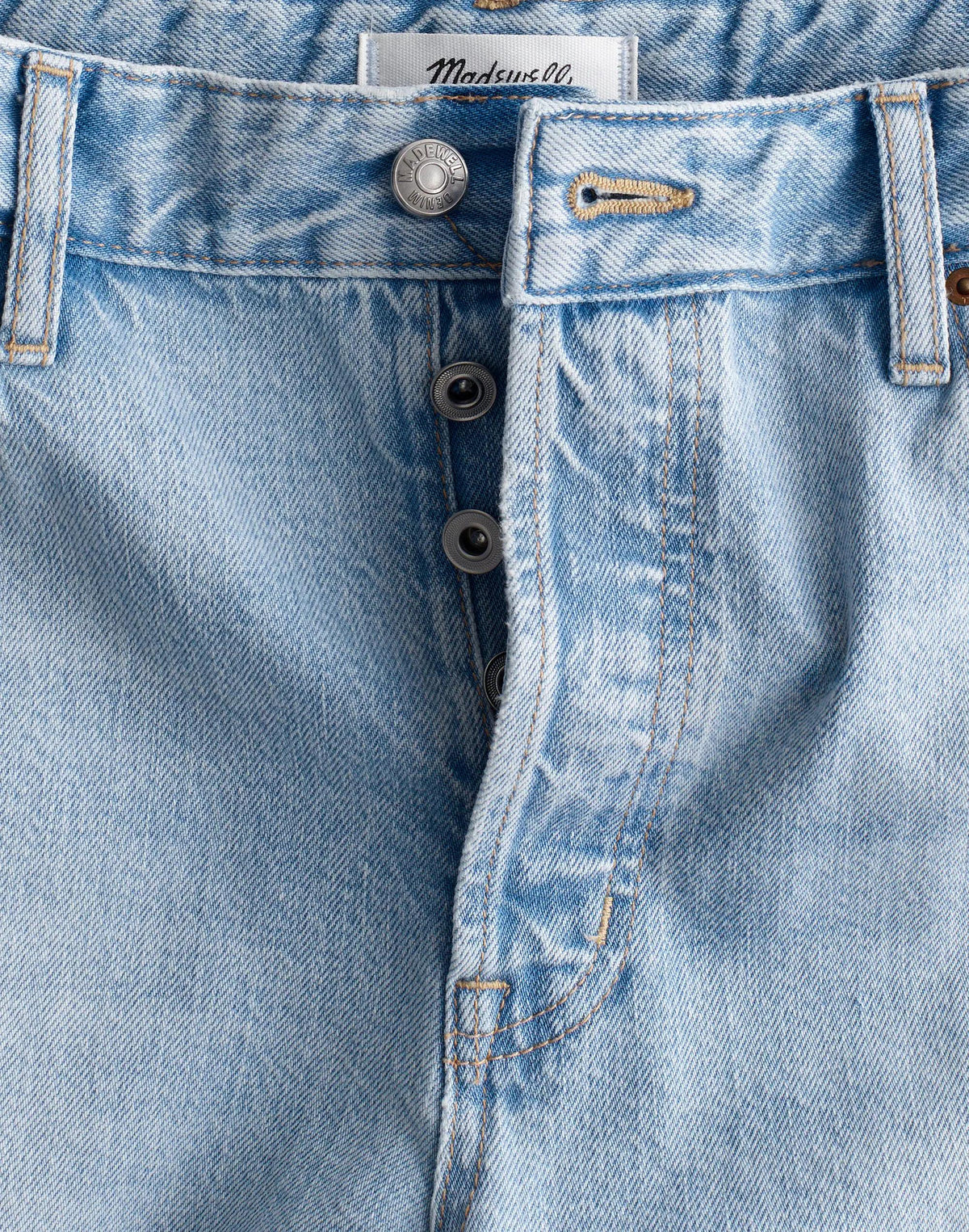 Curvy Low-Slung Baggy Crop Jeans in Foster Wash Foster Wash | Madewell