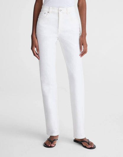 The Longline Straight Jean Tile White | Madewell