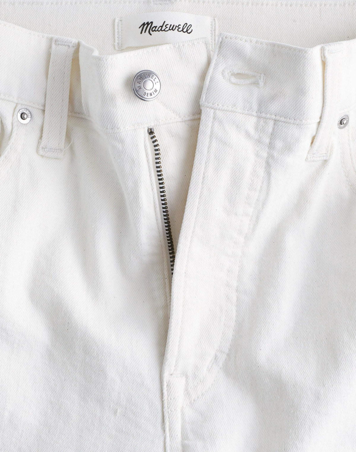 The Longline Straight Jean Tile White | Madewell