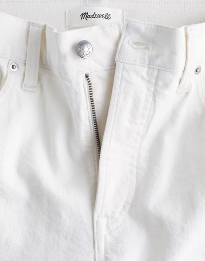 The Longline Straight Jean Tile White | Madewell
