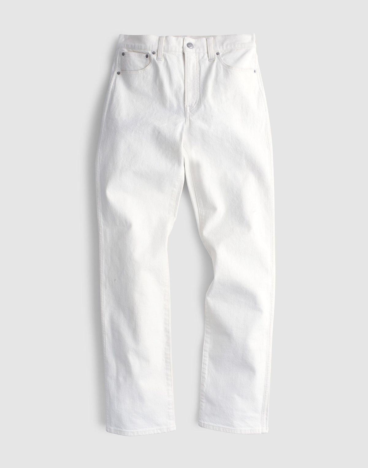 The Longline Straight Jean Tile White | Madewell