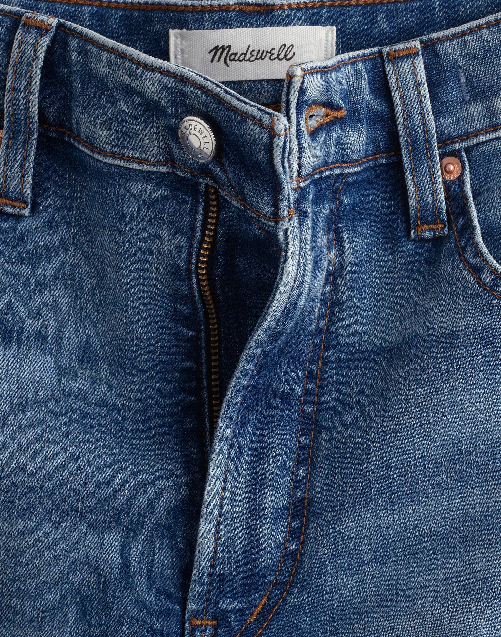 The Curvy Wide-Leg Crop Jean in Super Stretch Denim Oneida Wash | Madewell