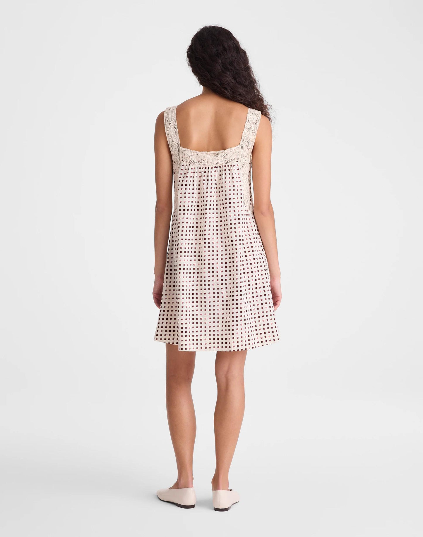 The Sophie Mini Dress Vintage Ivory | Madewell