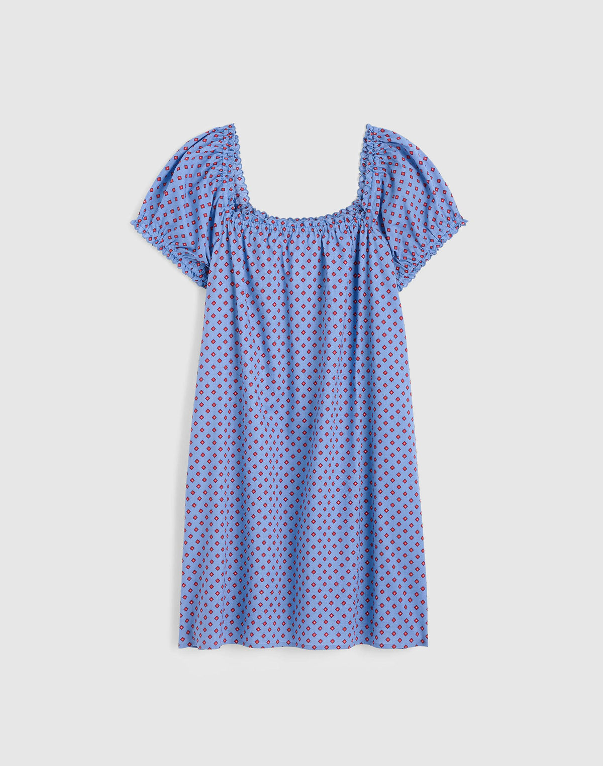 The Chateau Mini Dress Calm Blue | Madewell