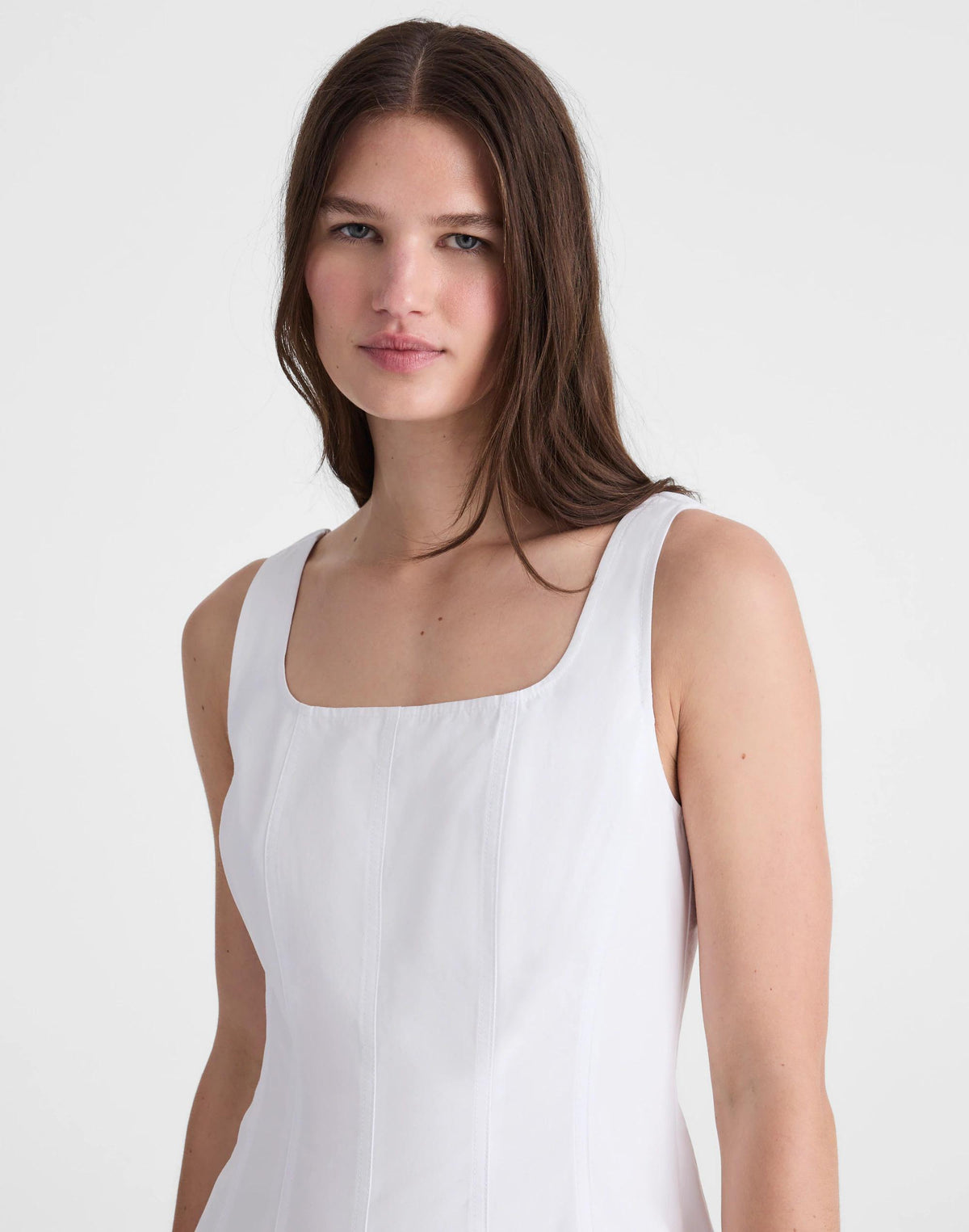 The Rylee Midi Dress White | Madewell