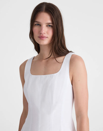 The Rylee Midi Dress White | Madewell
