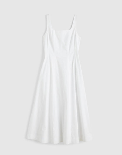 The Rylee Midi Dress White | Madewell