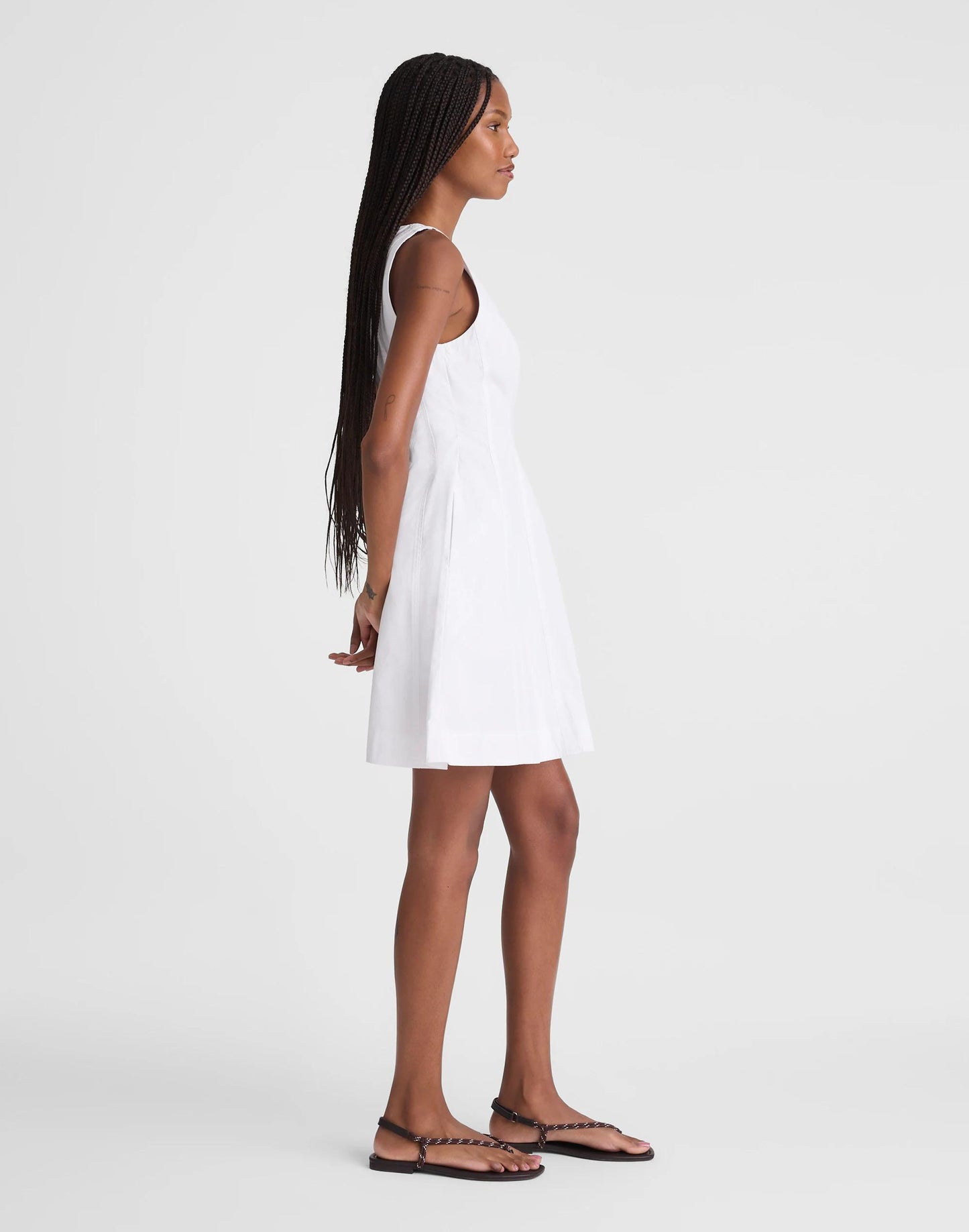 The Rylee Mini Dress White | Madewell