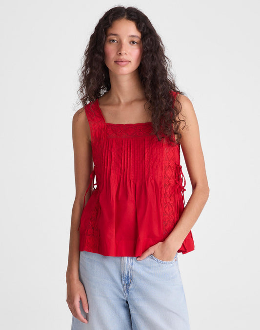 The Sophie Top Varsity Red | Madewell