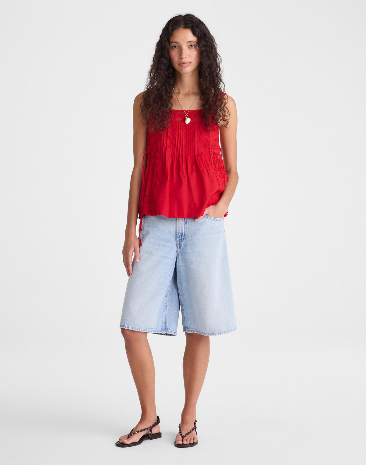 The Sophie Top Varsity Red | Madewell