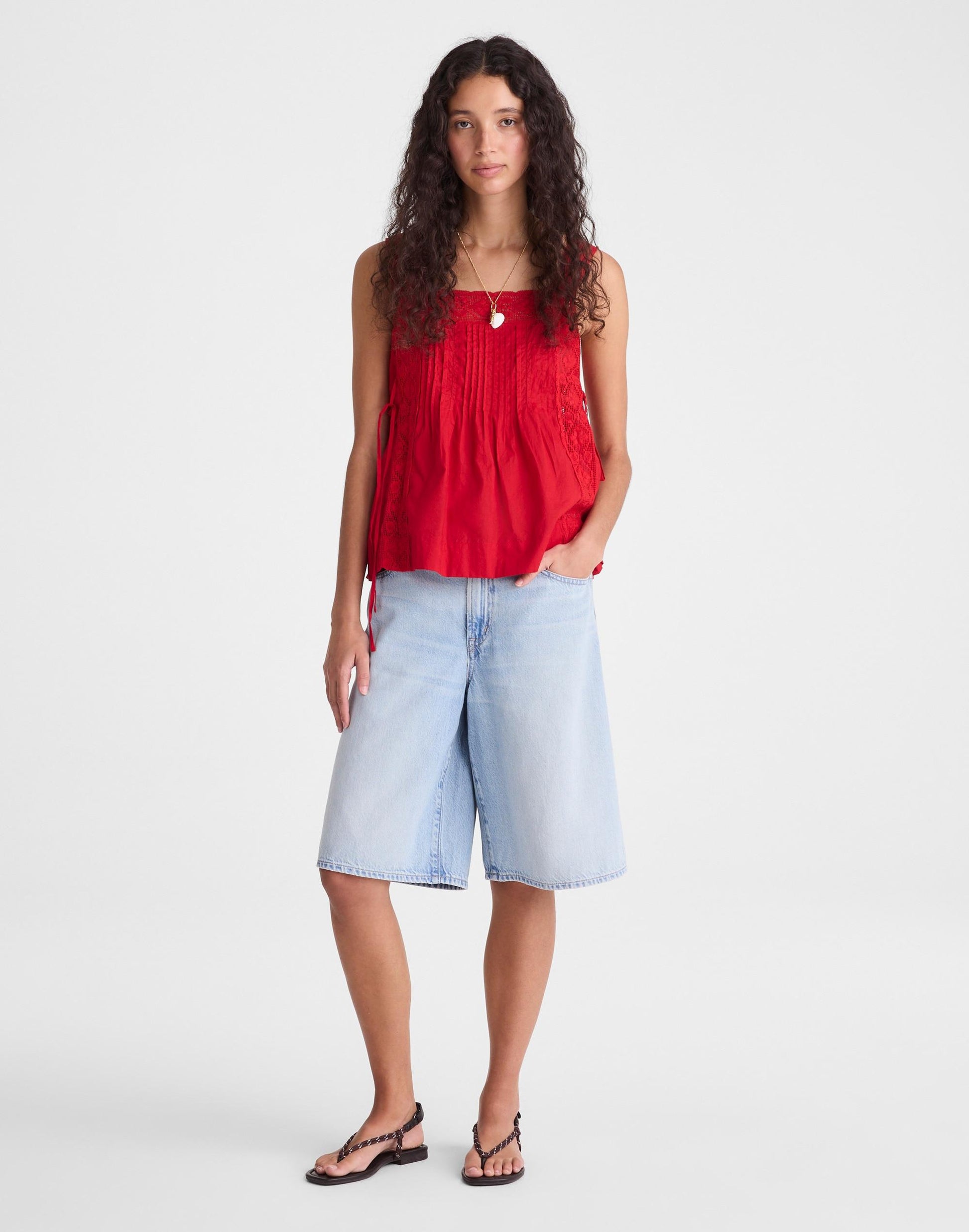 The Sophie Top Varsity Red | Madewell