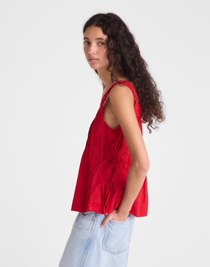 The Sophie Top Varsity Red | Madewell