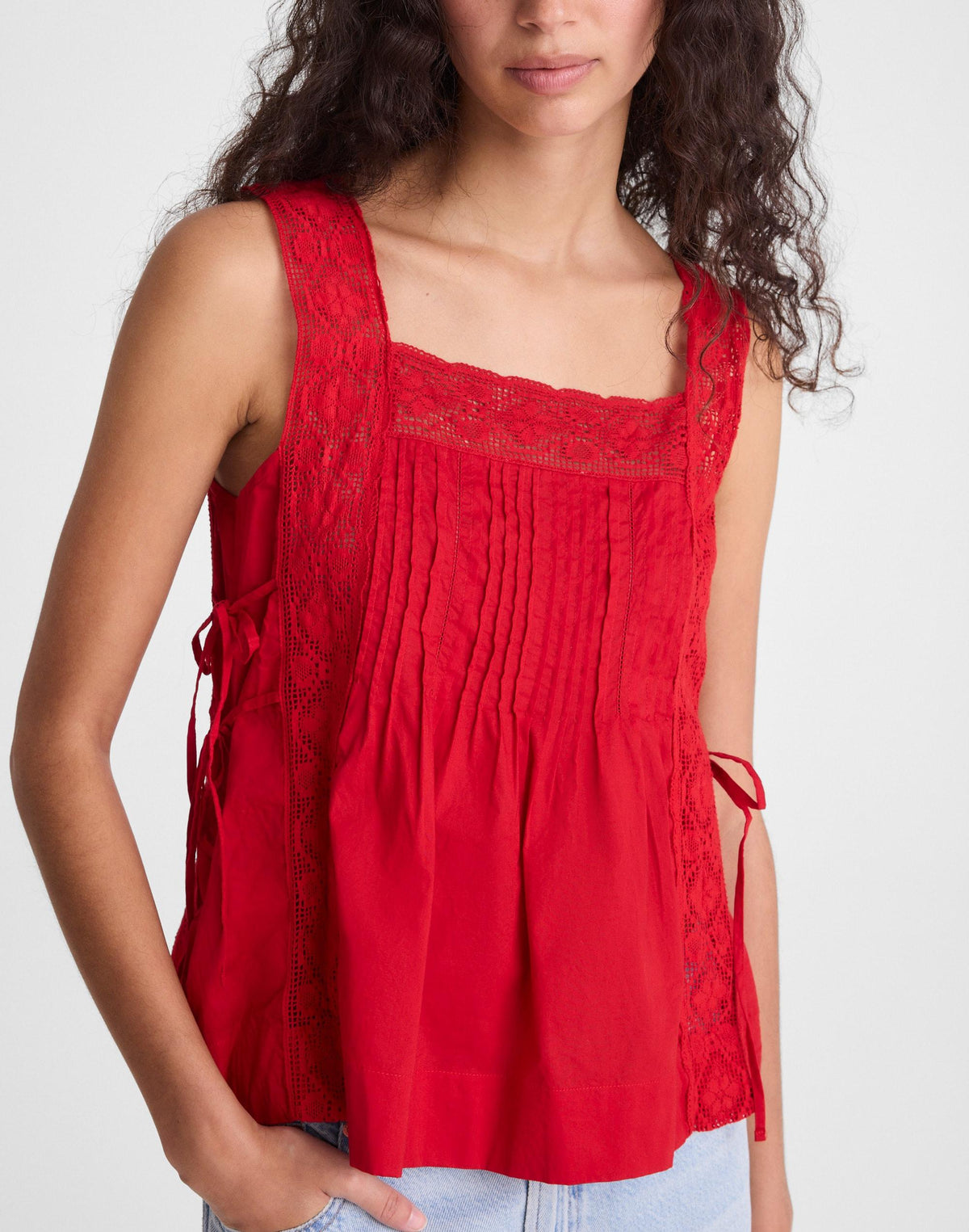 The Sophie Top Varsity Red | Madewell