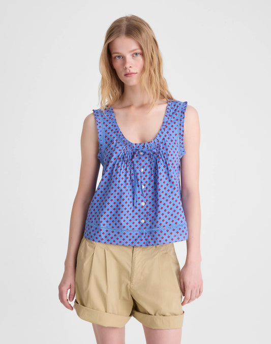 The Leah Top Calm Blue | Madewell