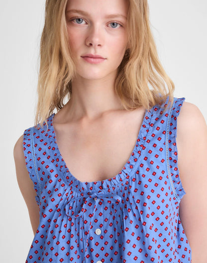 The Leah Top Calm Blue | Madewell