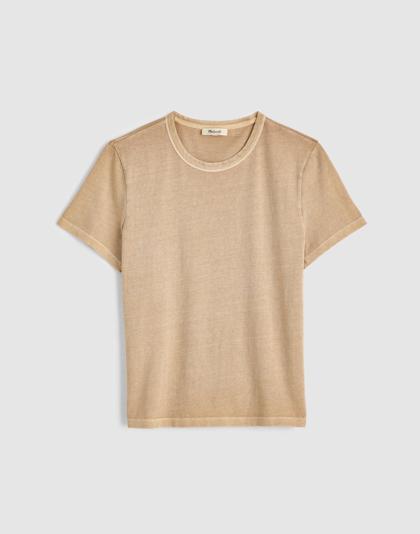 The Perfect Crewneck Tee in Allday Jersey Studio Beige | Madewell