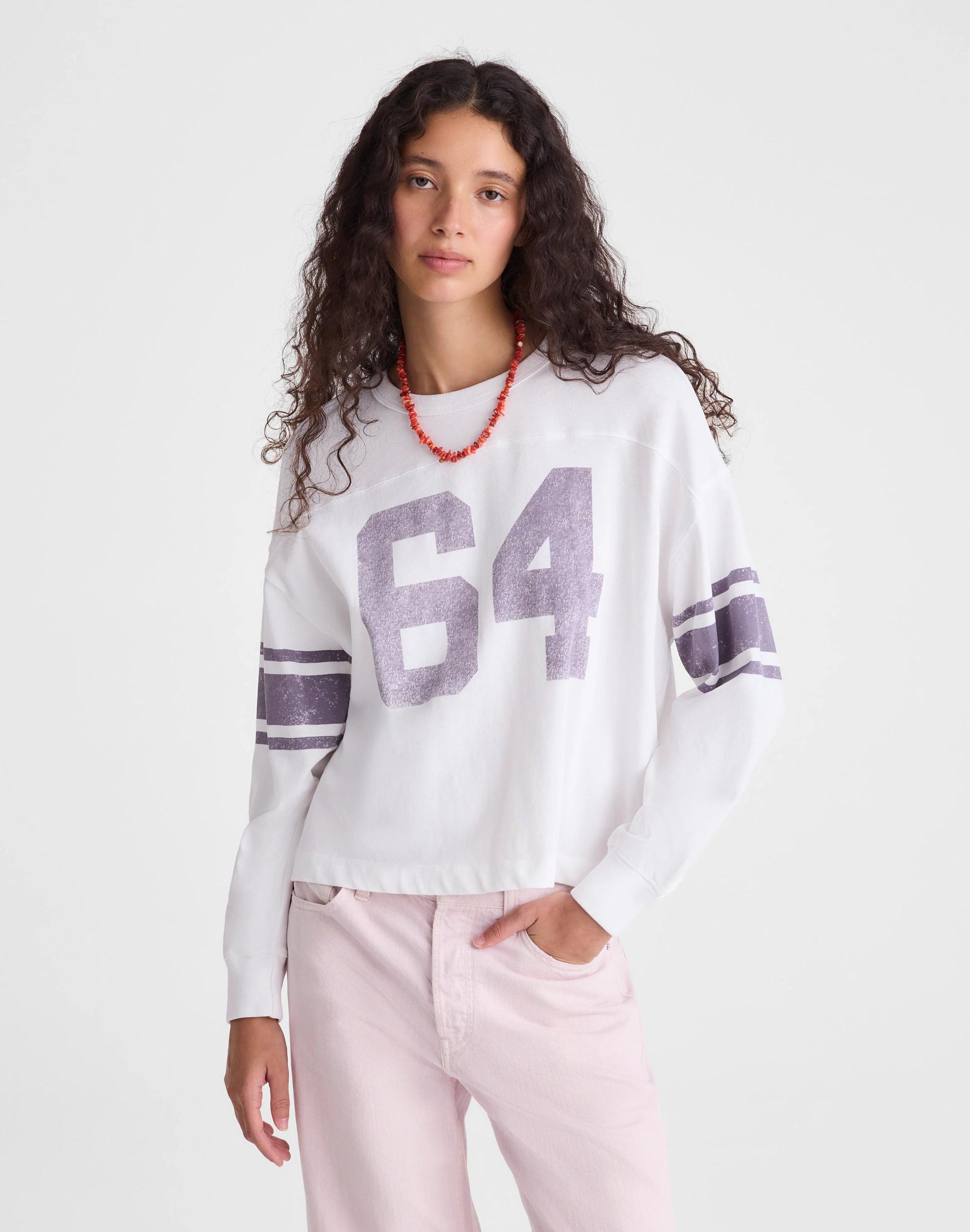 The Relaxed Crewneck Tee Sixty Four Graphic | Madewell