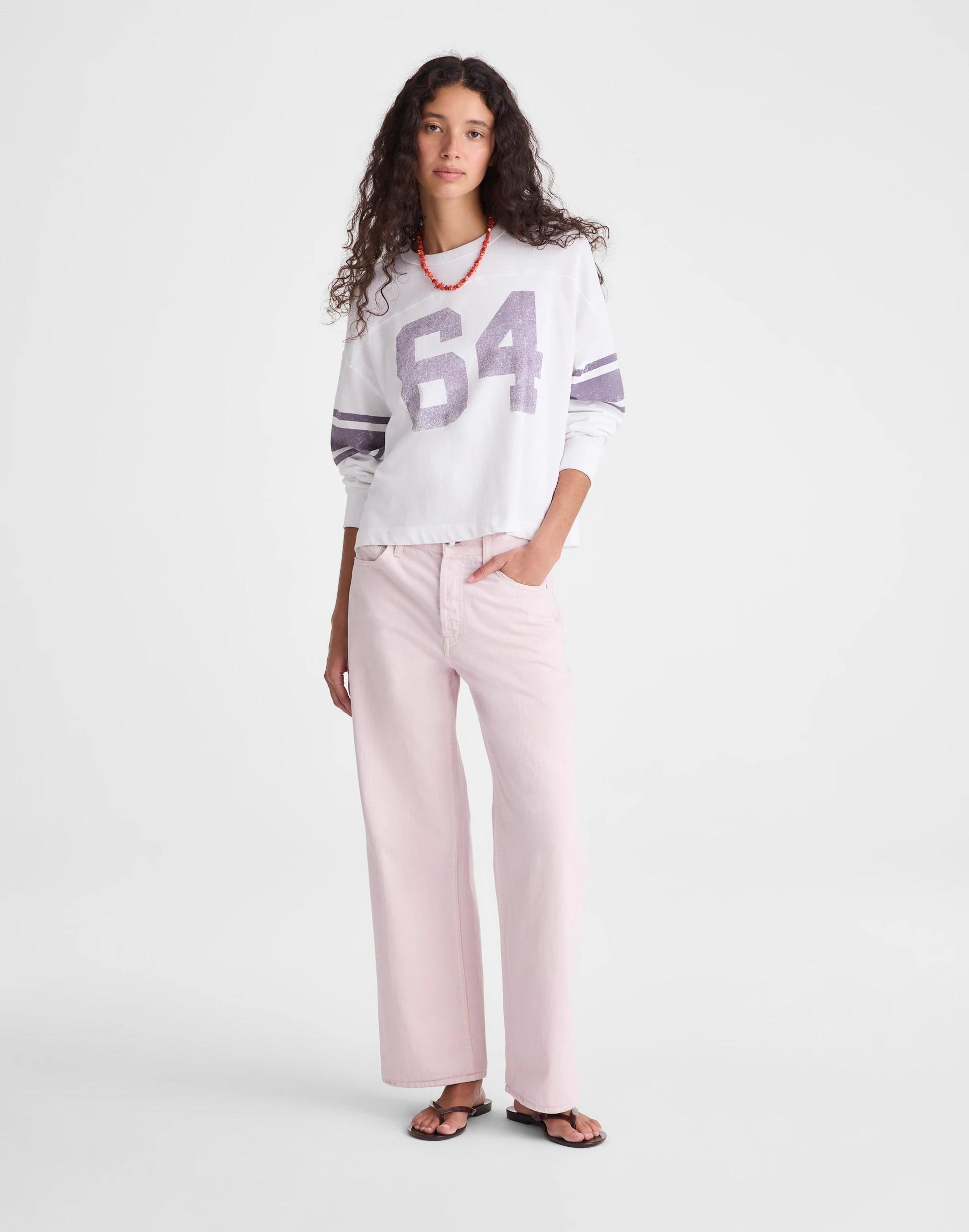 The Relaxed Crewneck Tee Sixty Four Graphic | Madewell