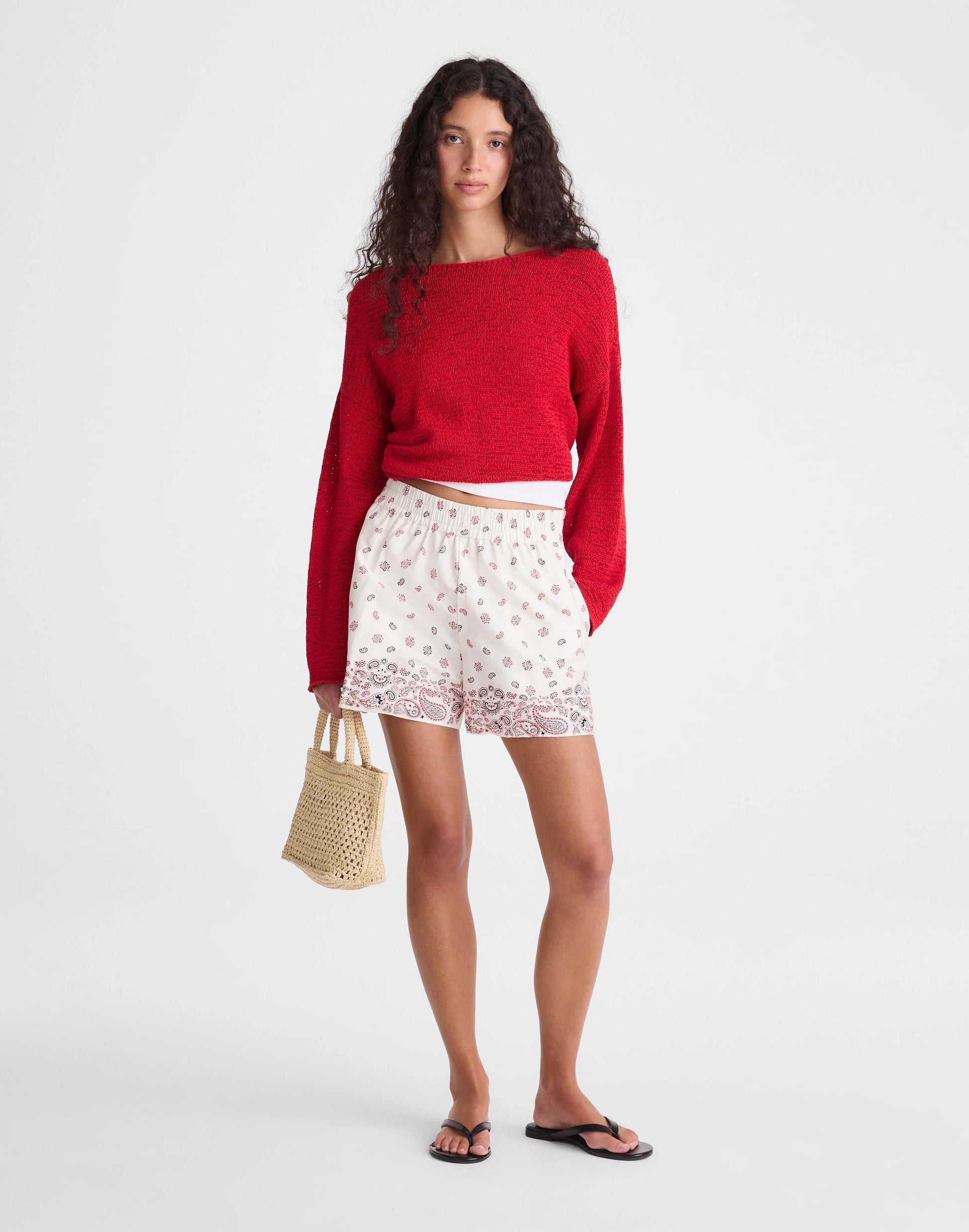 Pull-On Shorts Vintage Ivory | Madewell