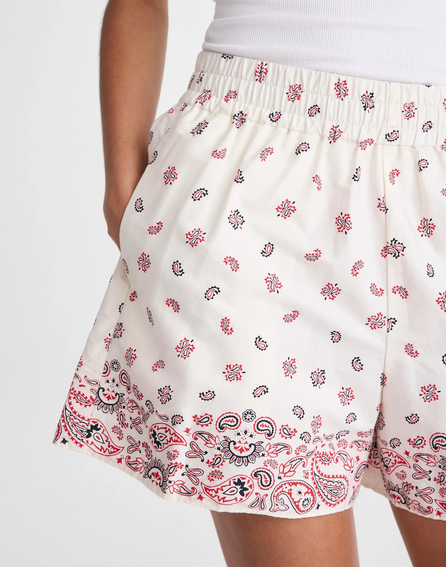 Pull-On Shorts Vintage Ivory | Madewell