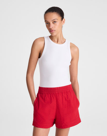 Pull-On Shorts Red Currant | Madewell