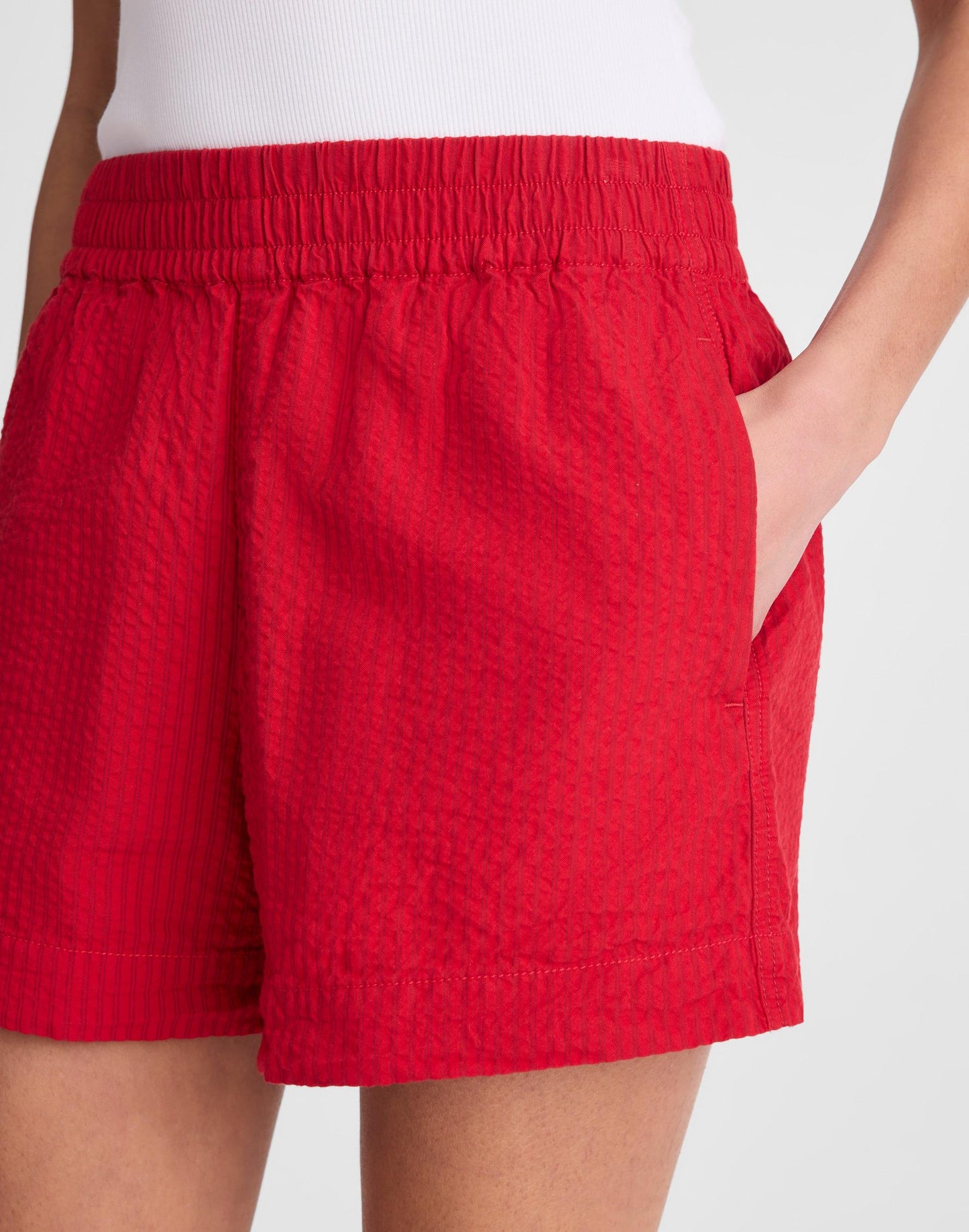 Pull-On Shorts Red Currant | Madewell