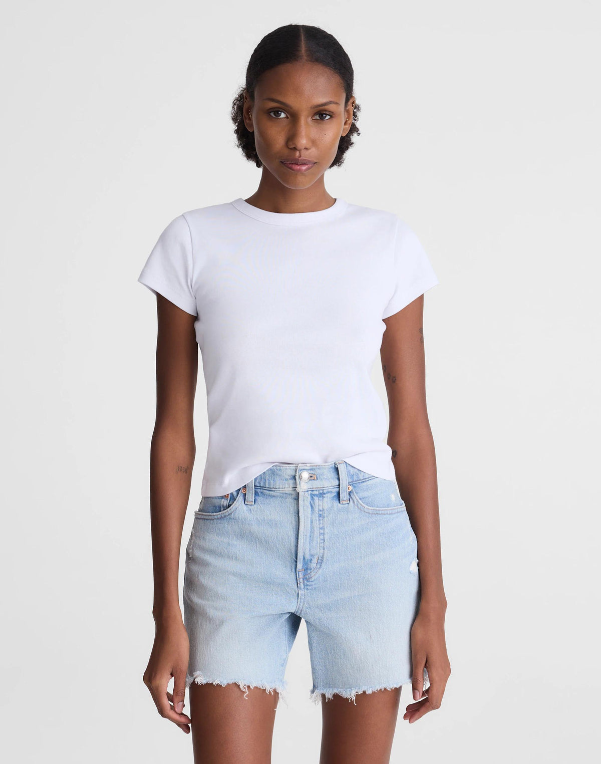 The Perfect Vintage Mid-Length Jean Short Foster Wash | Madewell