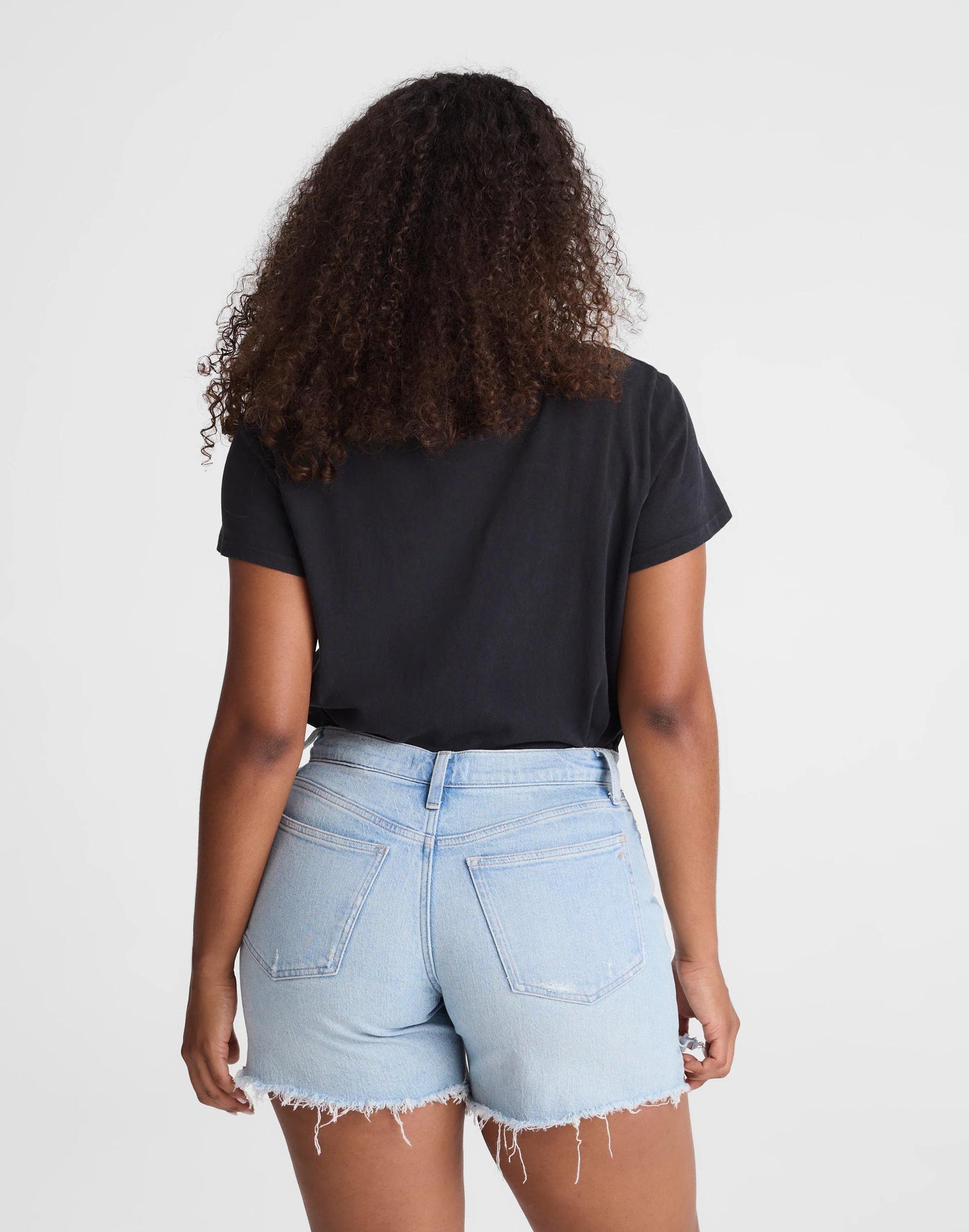 The Curvy Perfect Vintage Mid-Length Jean Short Foster Wash | Madewell