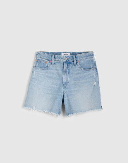 The Curvy Perfect Vintage Mid-Length Jean Short Foster Wash | Madewell