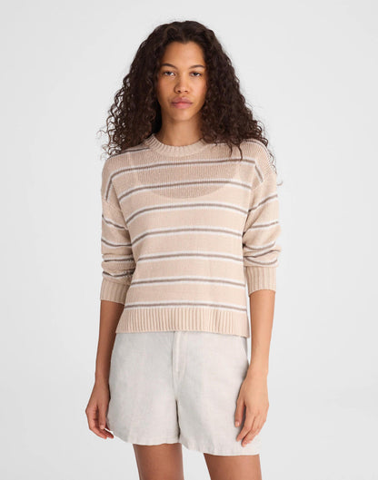 The Zoe Short in 100% Linen Oat | Madewell