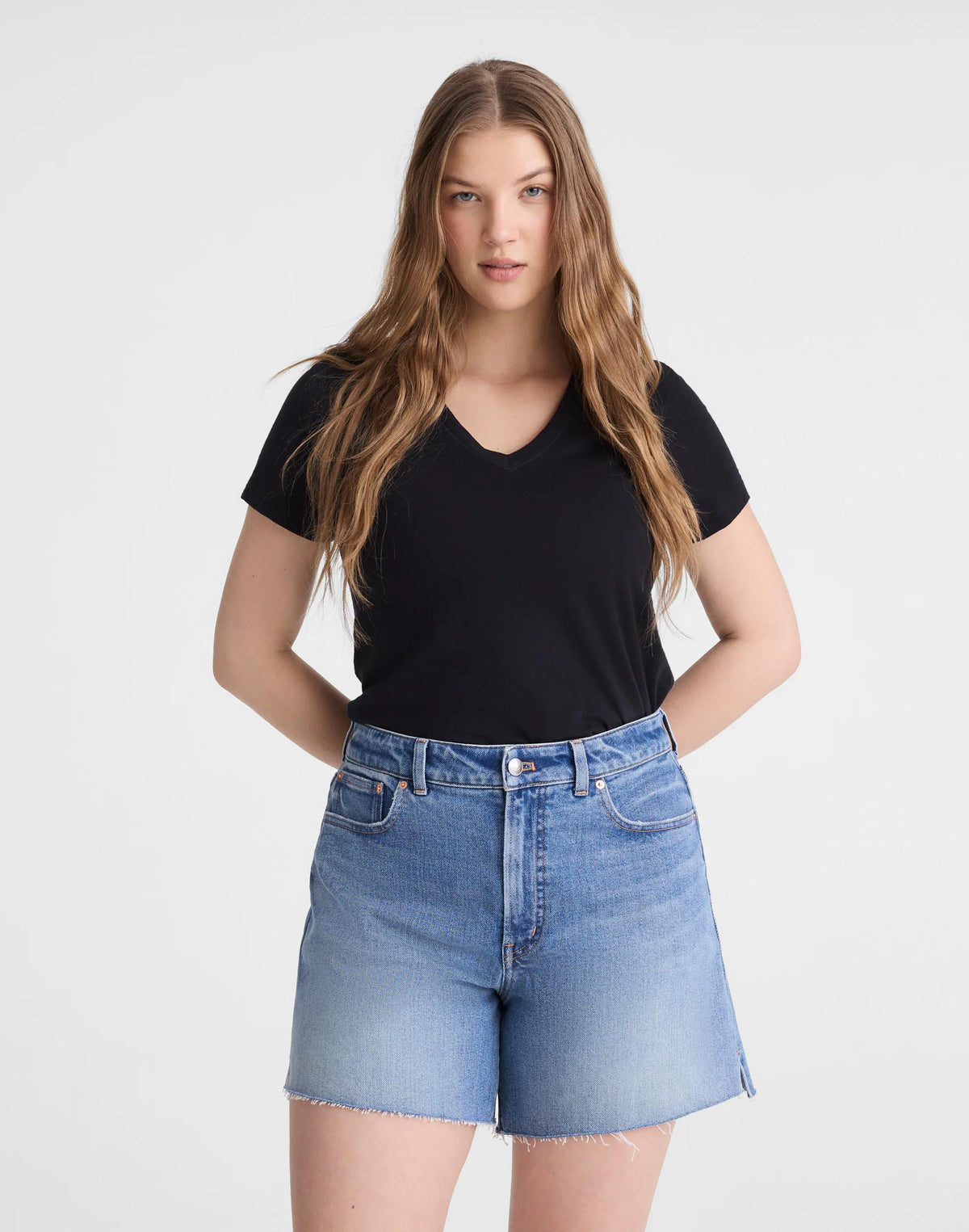The Curvy Perfect Vintage Mid-Length Jean Short Midvale Wash | Madewell