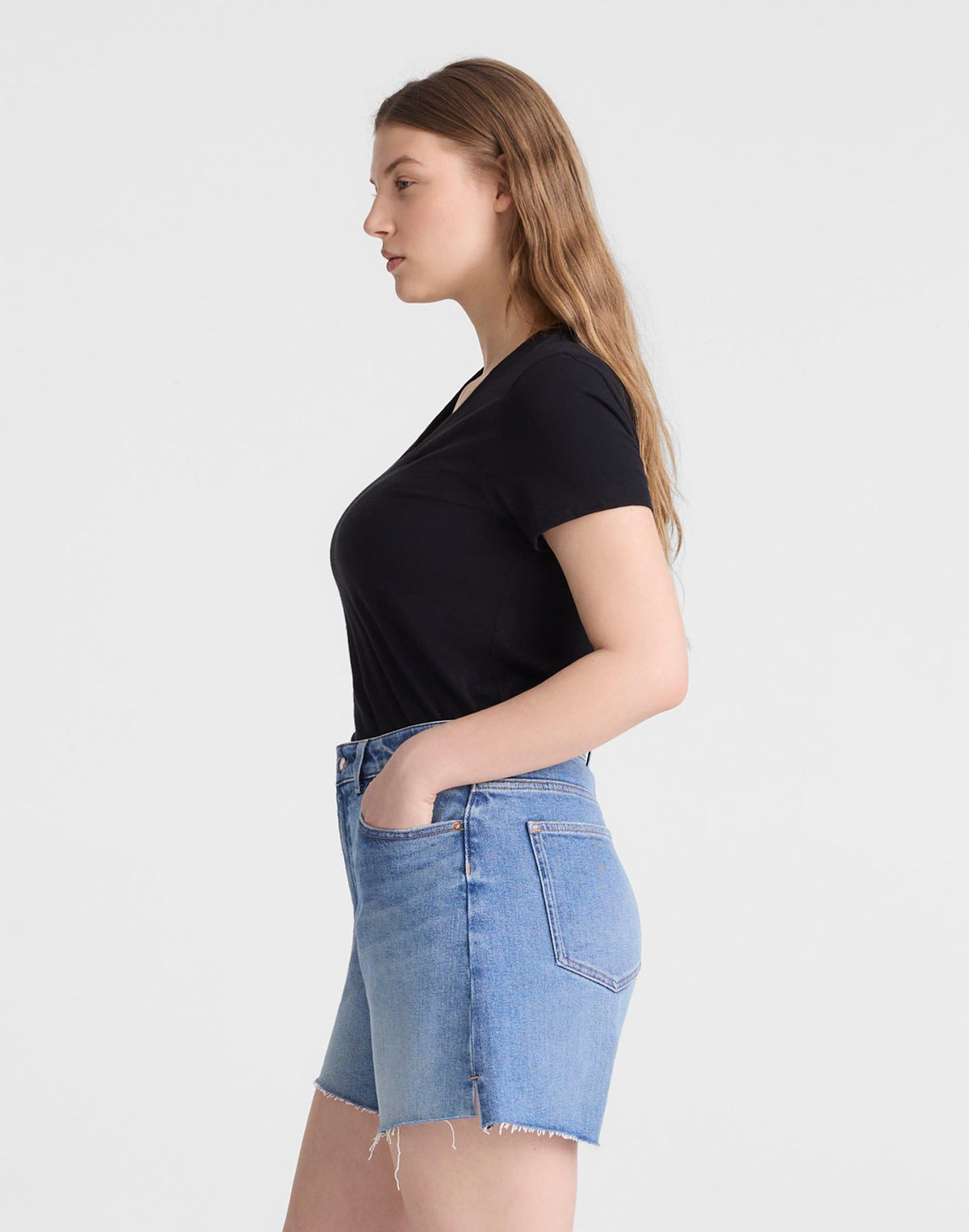 The Curvy Perfect Vintage Mid-Length Jean Short Midvale Wash | Madewell