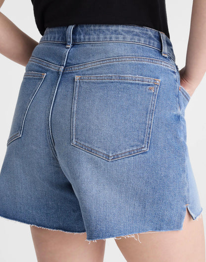 The Curvy Perfect Vintage Mid-Length Jean Short Midvale Wash | Madewell