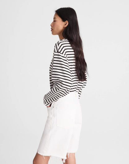 The Essex Long Baggy Short Tile White | Madewell