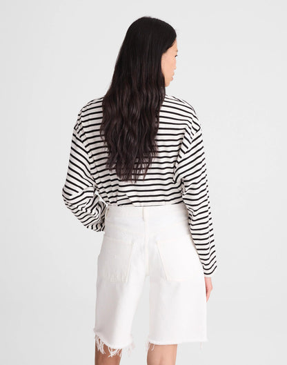 The Essex Long Baggy Short Tile White | Madewell