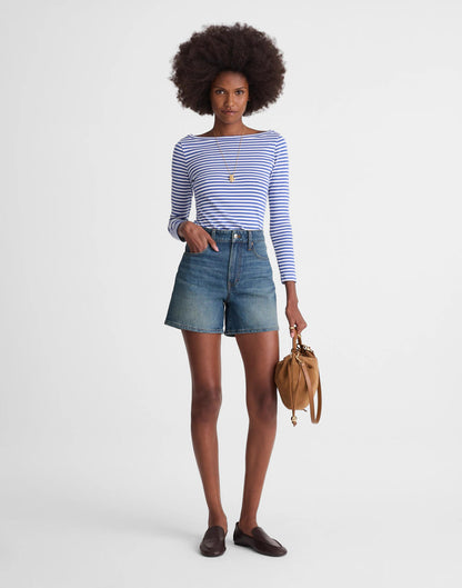 The Perfect Vintage Mid-Length Jean Short Irmo Wash | Madewell