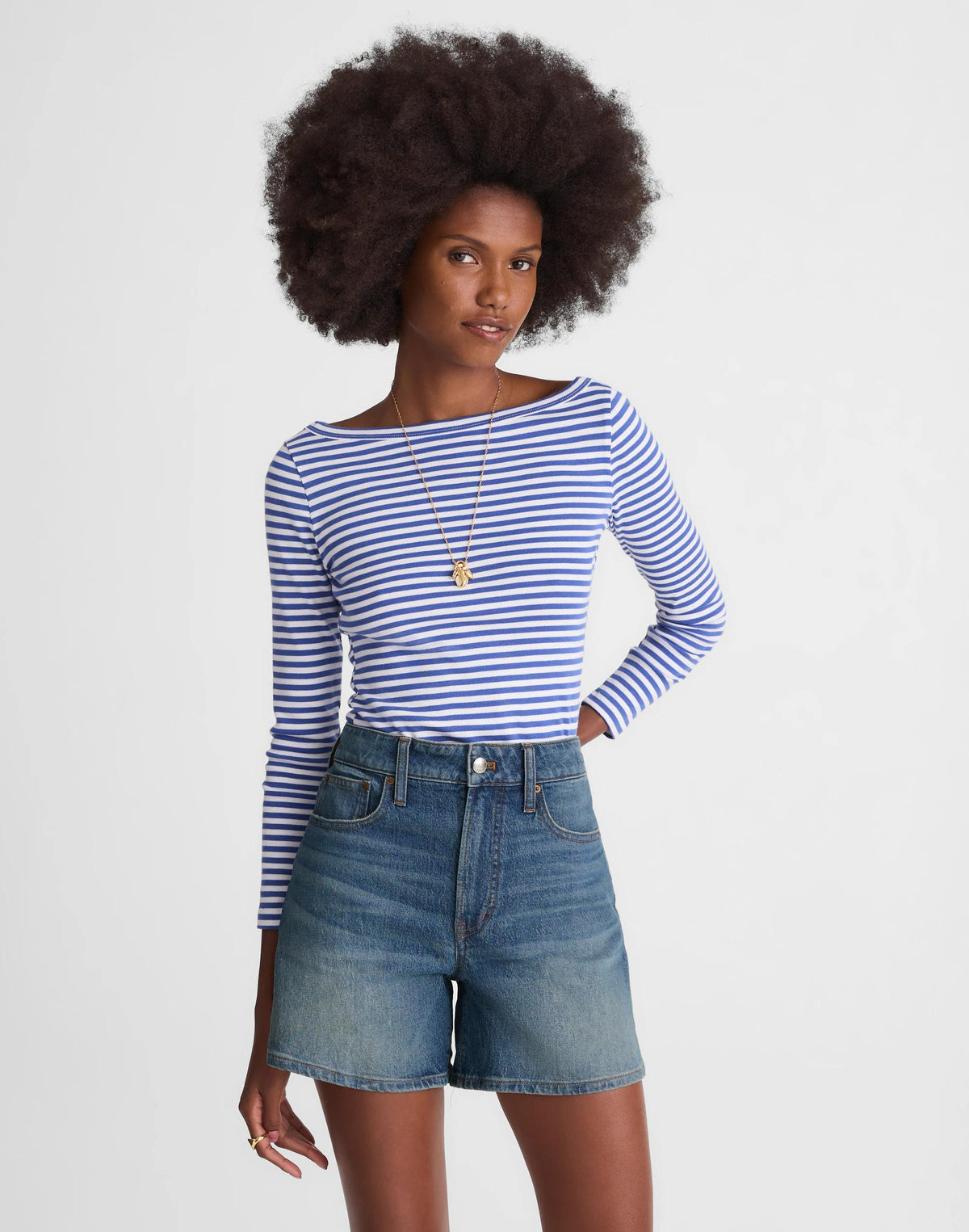 The Perfect Vintage Mid-Length Jean Short Irmo Wash | Madewell