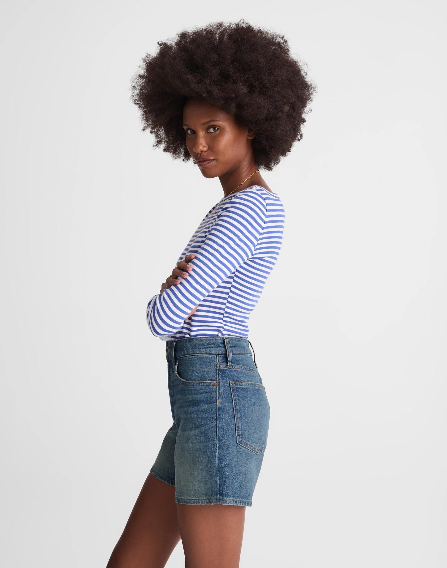 The Perfect Vintage Mid-Length Jean Short Irmo Wash | Madewell
